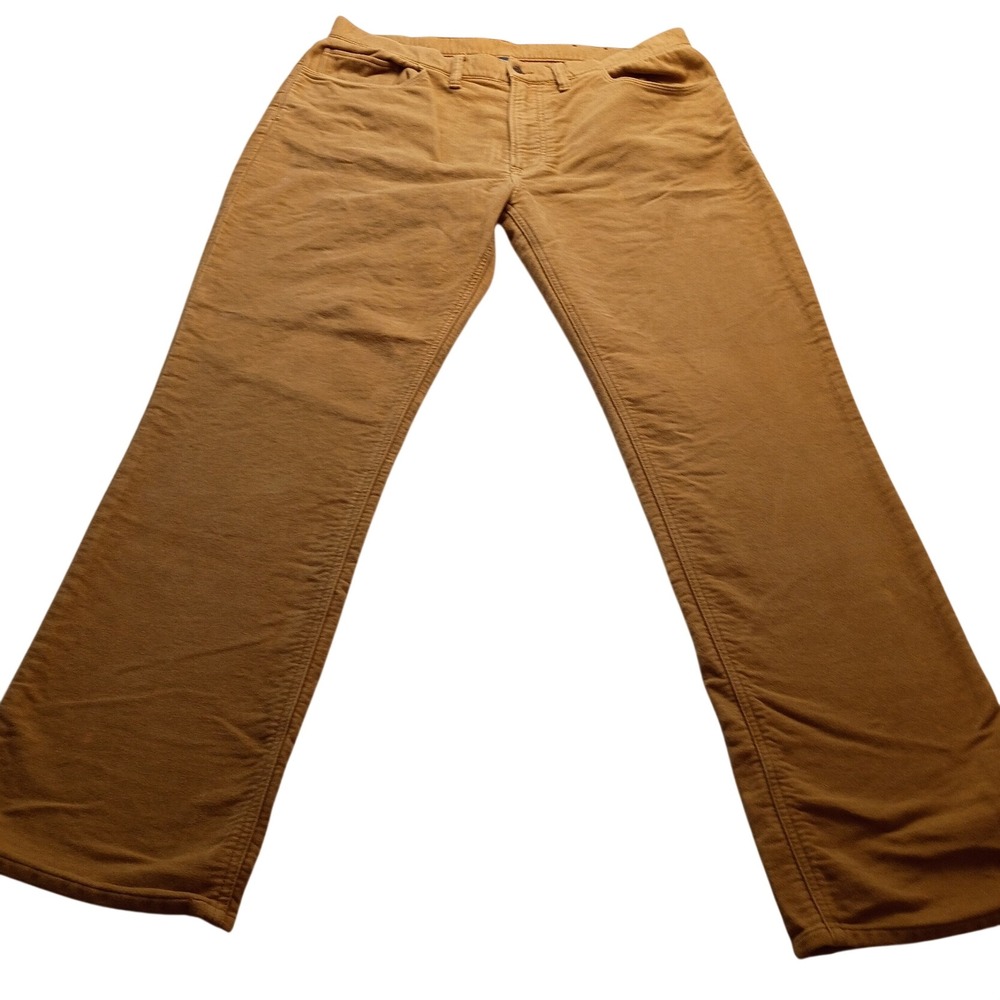 Polo Ralph Lauren Dungarees Men's Tan Canvas Work Pants 36x32 Classic Rugged